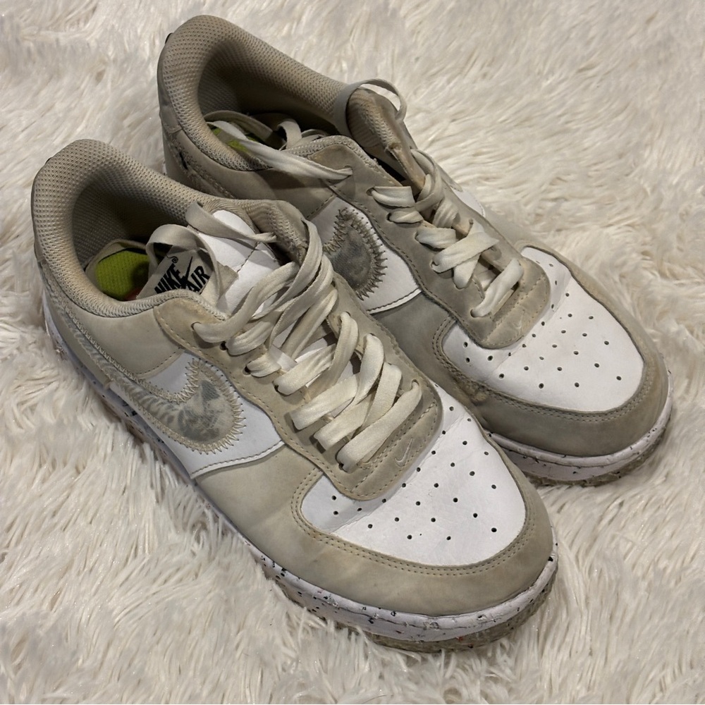 Nike Air Force 1 Crater White Black Zebra DH0927 101 Women's Size 7 - Picture 4 of 10